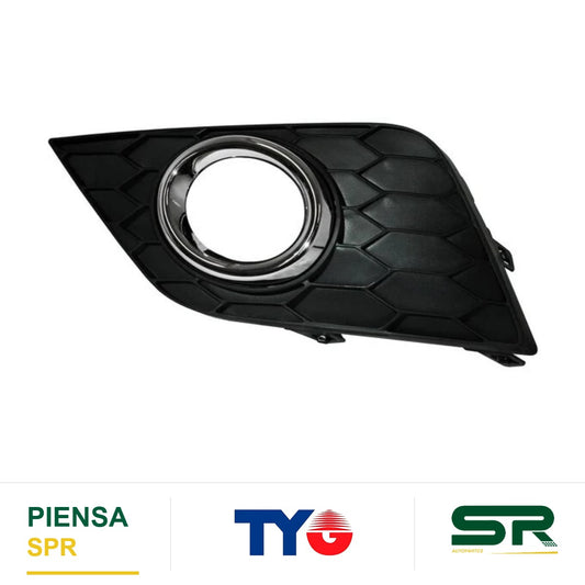 REJILLA IZQUIERDO PARA FARO DE NIEBLA CROMADA NISSAN SENTRA 2017-2020 C / MOLD 352 944 TYG