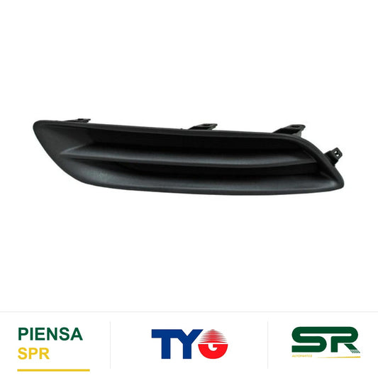 REJILLA IZQUIERDO SIN FARO DE NIEBLA NISSAN SENTRA 2013-2016 CORRUGADA TYG