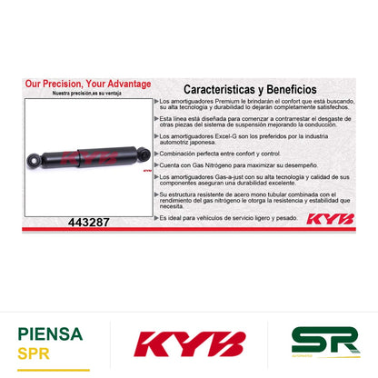 AMORTIGUADOR TRASERO DERECHO HIDRÁULICO HIDRAHULICOS VW DERBY VAN (2003-2009) KYB