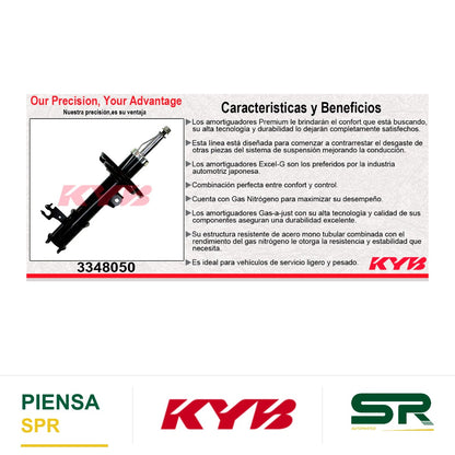 AMORTIGUADOR DELANTERO IZQUIERDO GAS EXCEL-G CHEVROLET VECTRA EXC. SUSP. ELECTRONICA (2003-2008) KYB