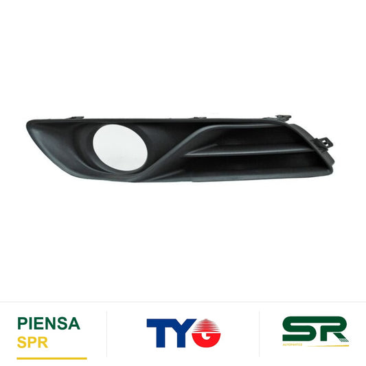 REJILLA IZQUIERDO PARA FARO DE NIEBLA NISSAN SENTRA 2013-2016 346 CORRUGADA VARGAS200 JUL01 TYG