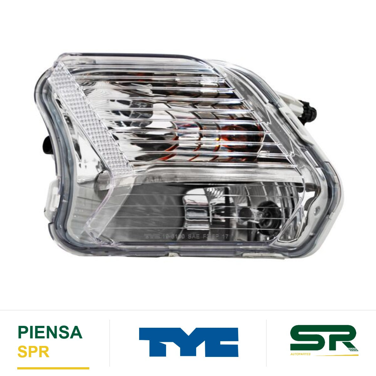 FARO DE NIEBLA IZQUIERDO CON FOCO FORD ESCAPE 2017-2019 TYC