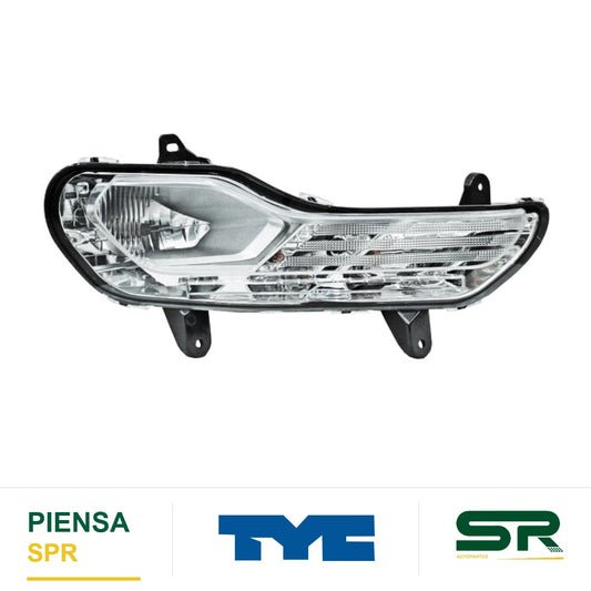 FARO DE NIEBLA DERECHO CON FOCO FORD ESCAPE 2013-2016 BCO TYC