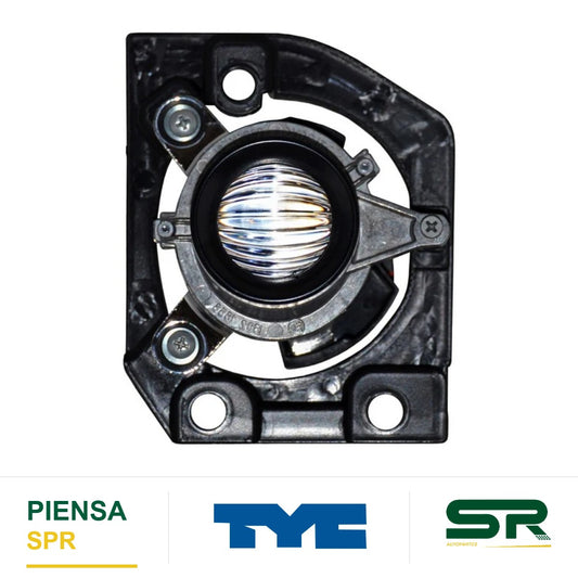 FARO DE NIEBLA IZQUIERDO SIN FOCO FIAT 500 2016-2019 C / BASE TYC