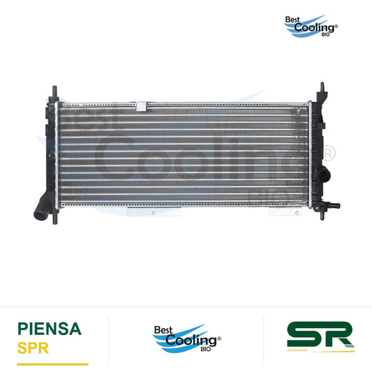 RADIADOR ANTICONGELANTE CHEVROLET CHEVY 4L 1.4 LTS 1994-2012 CHEVY 4L 1.6 LTS 1996-2012 CON A/AC TRANSMISIÓN MANUAL 32MM ALUMINIO 93242169 35634 BEST COOLING