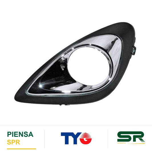 REJILLA IZQUIERDO PARA FARO DE NIEBLA CROMADA NISSAN MARCH 2014-2020 C / 352 TYG
