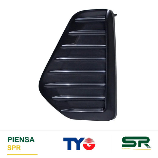 REJILLA IZQUIERDO SIN FARO DE NIEBLA NEGRA NISSAN KICKS 2021-2024 TYG