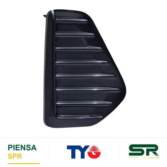 REJILLA DERECHO SIN FARO DE NIEBLA NEGRA NISSAN KICKS 2021-2024 TYG