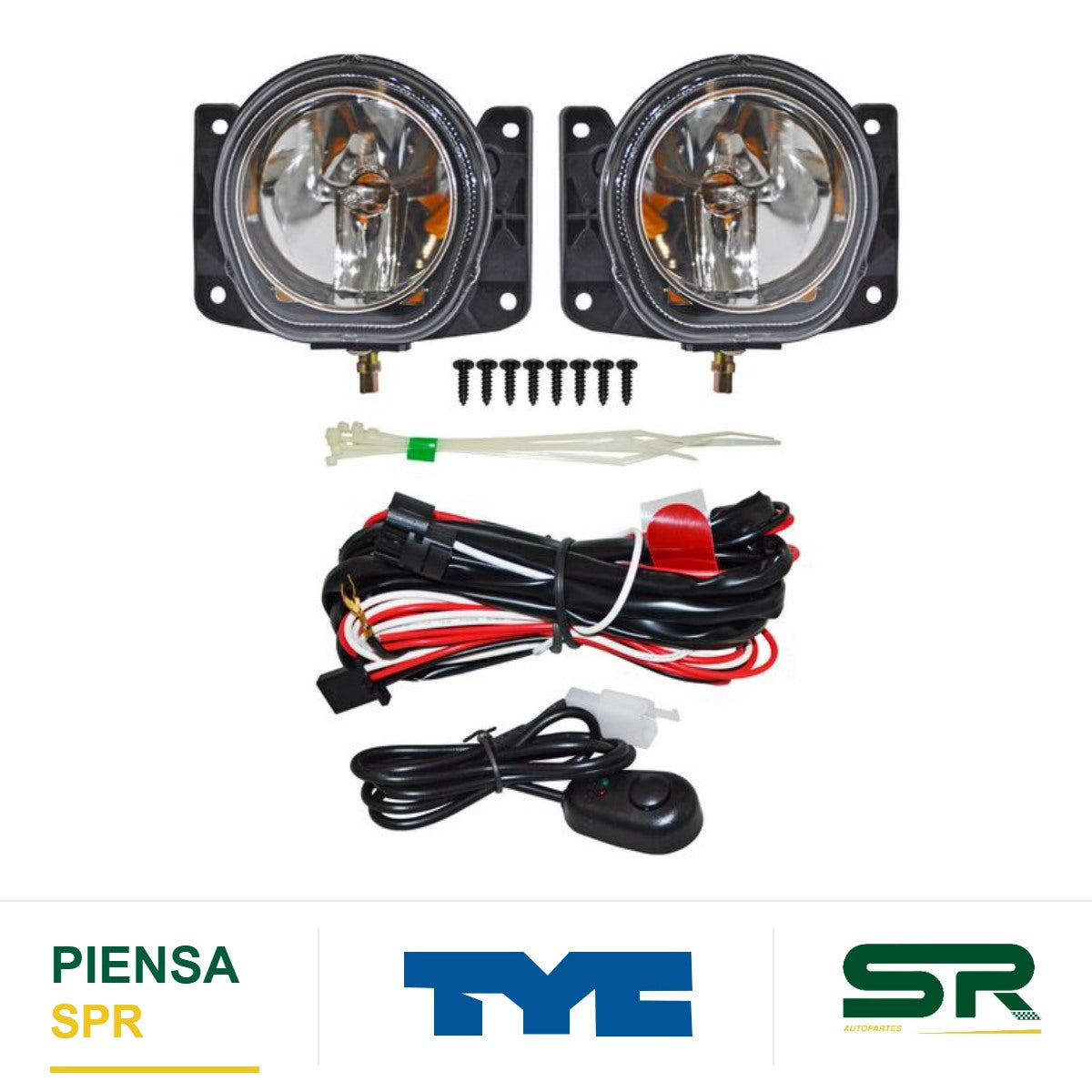FARO DE NIEBLA JUEGO DODGE RAM 700 2015-2020 722W + TYC