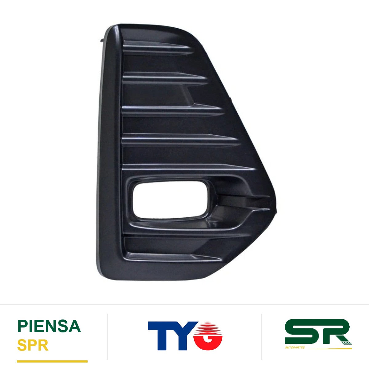 REJILLA DERECHA PARA FARO DE NIEBLA NEGRA NISSAN KICKS 2021-2024 TYG