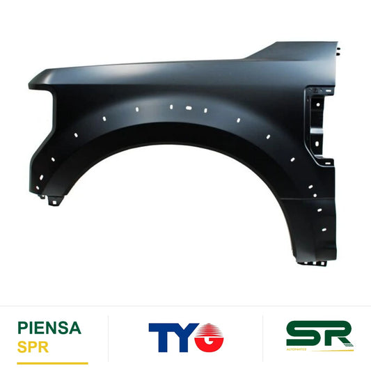 SALPICADERA IZQUIERDA METAL FORD SUPER DUTY 2017-2022 F450 C / HOYO P / MOLD TYG
