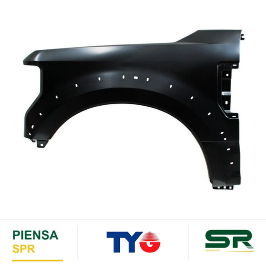 SALPICADERA IZQUIERDA FORD SUPER DUTY 2017-2022 F450 C / HOYO P / MOLD ALUM TYG