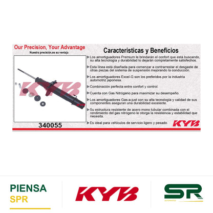 AMORTIGUADOR DELANTERO IZQUIERDO GAS EXCEL-G ACURA TL (2009-2014) KYB