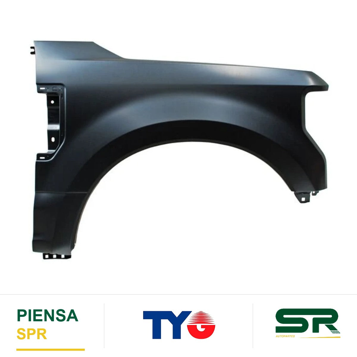 SALPICADERA DERECHA FORD F250/350 S/HOYO P/MOLD ALUMINIO FORD SUPER DUTY 2017-2022 TYG