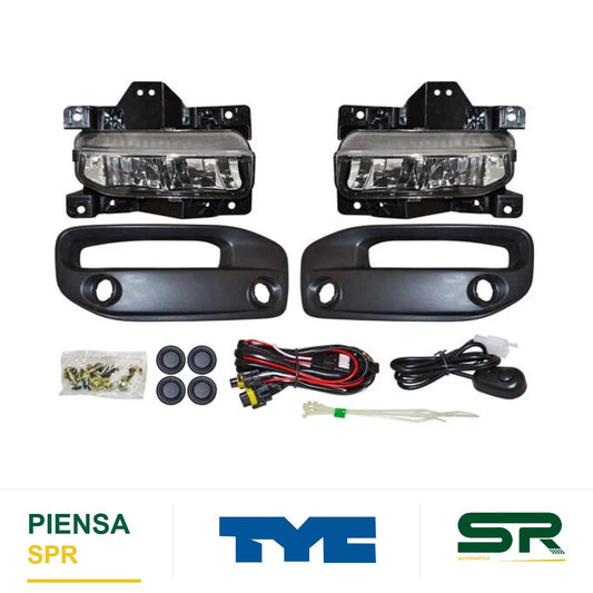FARO DE NIEBLA JUEGO DODGE PICKUP 2019-2021 RAM 2500 C / PARRILLA TYC