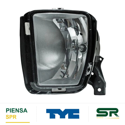 FARO DE NIEBLA IZQUIERDO CON FOCO DODGE PICKUP 2013-2019 C / BASE TYC