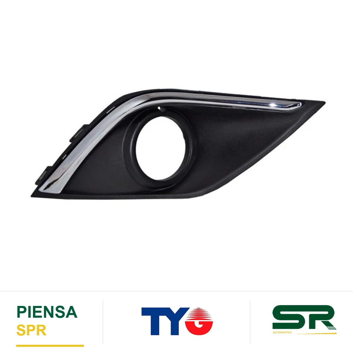 REJILLA DERECHA PARA FARO DE NIEBLA MITSUBISHI OUTLANDER 2016-2022 TYG