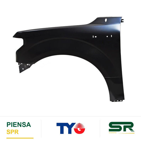 SALPICADERA IZQUIERDA ALUMINIO FORD PU 2015-2020 S / HOYO P / MOLD LAT TYG