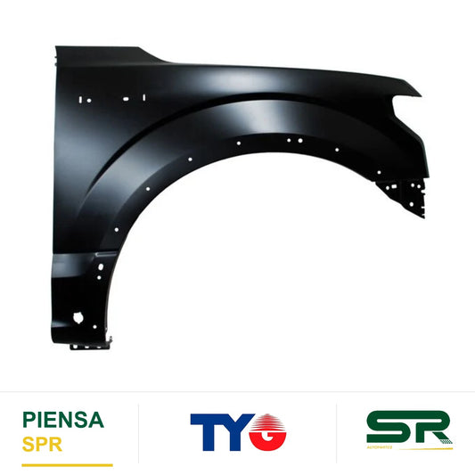 SALPICADERA DERECHA CON HOYO PARA SENSOR FORD PU 2015-2020 P / MOLD LAT GDN TYG