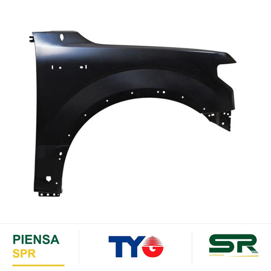 SALPICADERA DERECHA CON HOYO PARA SENSOR ALUMINIO FORD PU 2015-2020 P / MOLD LAT TYG