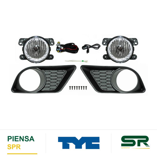 FARO DE NIEBLA JUEGO DODGE CHARGER 2011-2014 C / PARRILLA TYC
