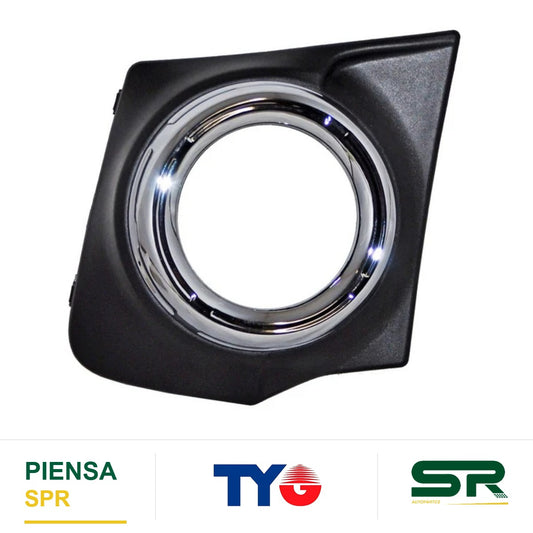 REJILLA DERECHO PARA FARO DE NIEBLA CROMADA MITSUBISHI PICKUP L200 2016-2019 FILO 352 TYG