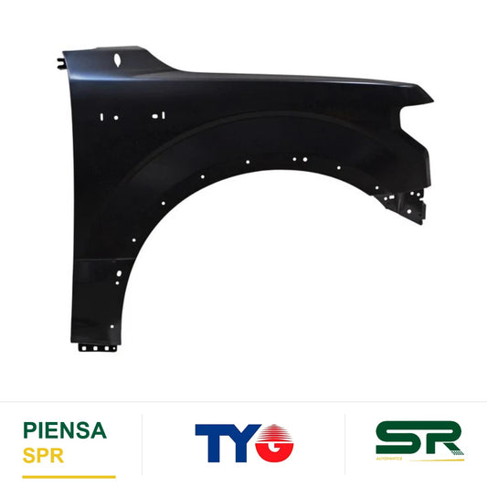 SALPICADERA DERECHA ALUMINIO FORD PU 2015-2020 C / HOYO P / MOLD LAT TYG