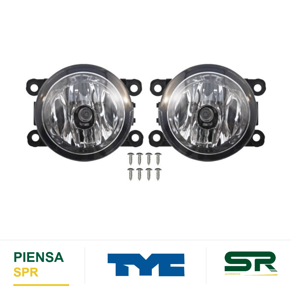 FARO DE NIEBLA JUEGO DODGE ATTITUDE 2015-2020 / MIRAGE G4 2019-2020 S / PARRILLA 2252 TYC