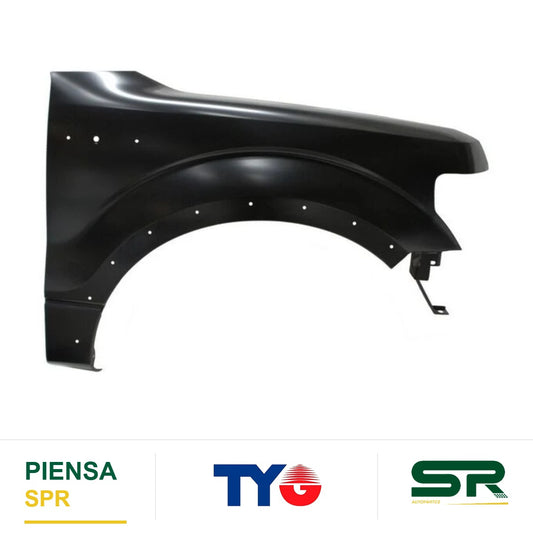 SALPICADERA DERECHA VERSIÓN USA FORD PU 2009-2014 C / HOYO P / MOLD LAT TYG