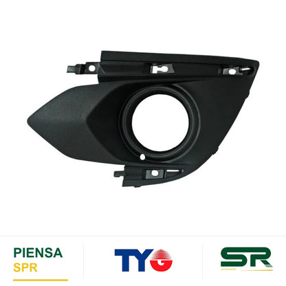 REJILLA IZQUIERDA PARA FARO DE NIEBLA 5 PUERTAS MITSUBISHI MIRAGE 2017-2020 TYG