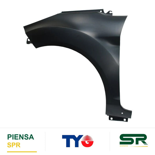 SALPICADERA IZQUIERDA FORD FIESTA 2014-2019 C / HOYO P / MOLD TYG