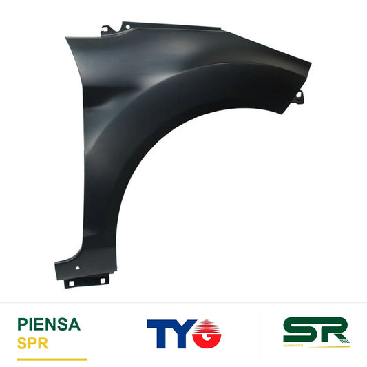 SALPICADERA DERECHA FORD FIESTA 2014-2019 C / HOYO P / MOLD TYG
