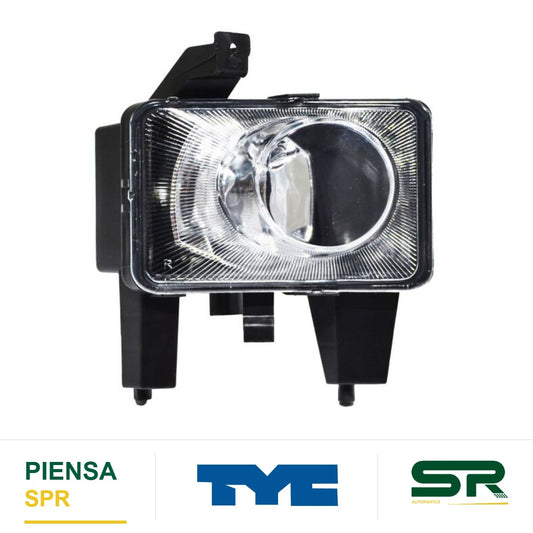 FARO DE NIEBLA DERECHO CON FOCO CHEVROLET TORNADO 2011-2021 C / AJUSTE TYC