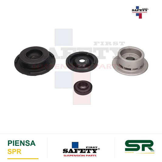 Base Amortiguador Delantera Chevrolet Onix 3L 1.0 Lts 2021-2025 Turbo Onix 3L 1.2 Lts 2021-2025 Turbo Onix 3L 1.3 Lts 2021-2025 Con Balero Con Asiento Resorte Con Tapa Superior Safety