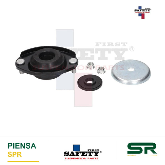 Base Amortiguador Delantera Dodge Attitude 3L 1.2 Lts 2015-2024 Mitsubishi Mirage 3L 1.2 Lts 2015-2024 Con Balero Safety