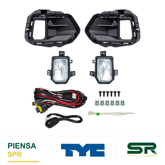 FARO DE NIEBLA JUEGO CHEVROLET S10 MAX 2022-2024 C / PARRILLA TYC