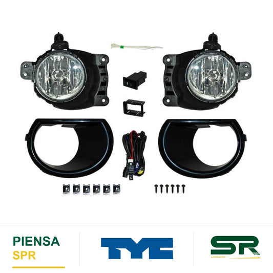 FARO DE NIEBLA JUEGO NEGRA JUEGO NEGRA CHEVROLET S10 17 C / PARRILLA TYC