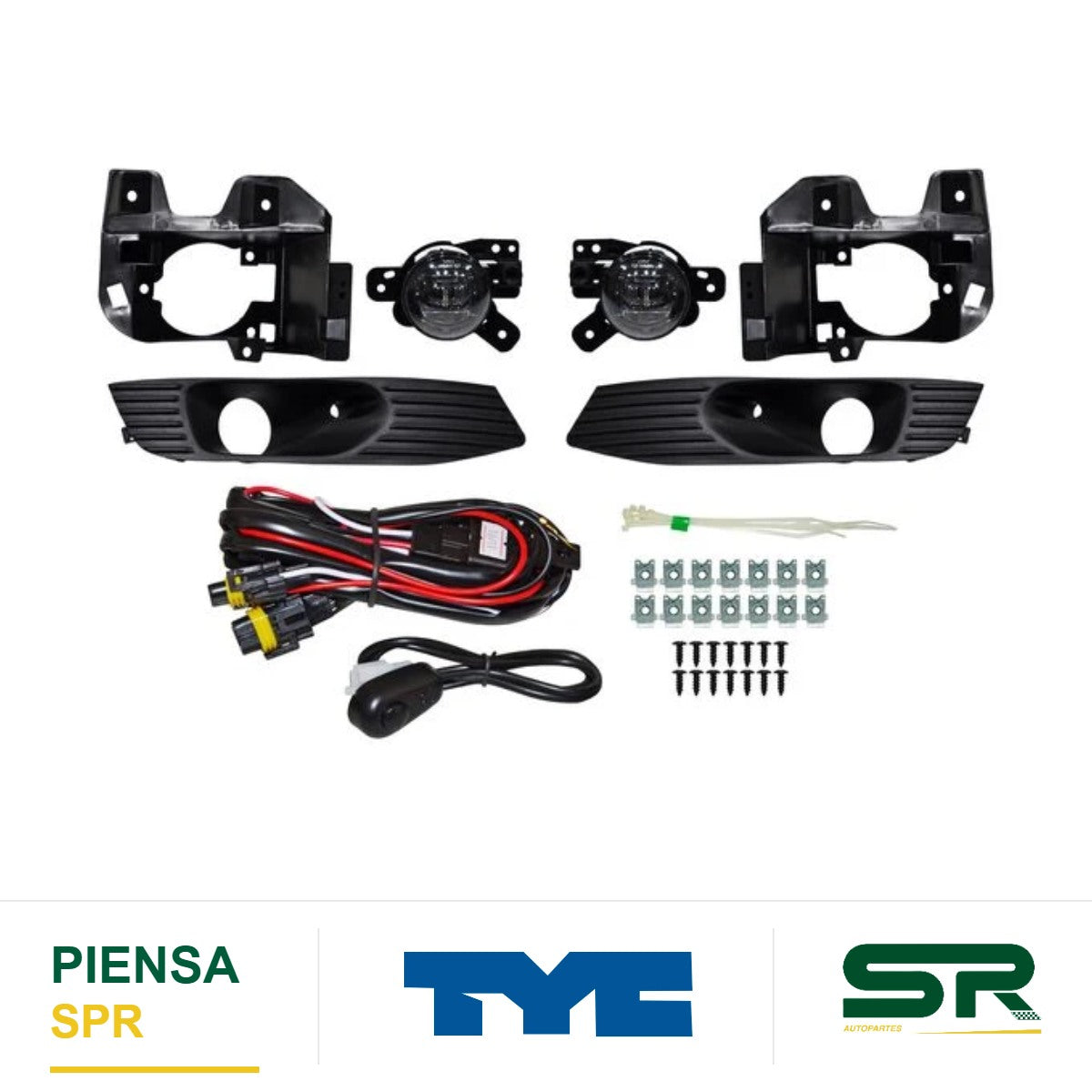 FARO DE NIEBLA JUEGO LED JUEGO LED CHEVROLET MONTANA 24 C / PARRILLA TYC