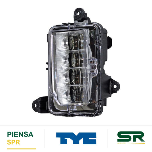 FARO DE NIEBLA IZQUIERDO LED CHEVROLET GMC SIERRA 2019-2022 TYC