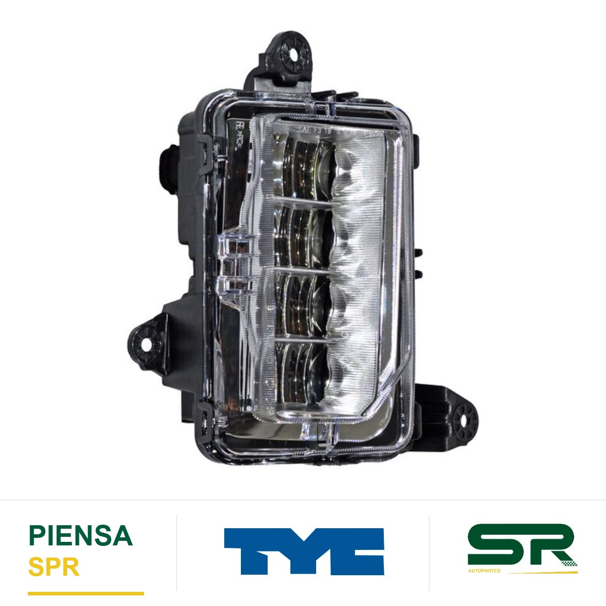 FARO DE NIEBLA DERECHO LED CHEVROLET GMC SIERRA 2019-2022 TYC