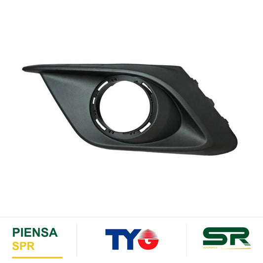 REJILLA IZQUIERDO PARA FARO DE NIEBLA CROMADA MAZDA 3 2014-2016 S / MOLD TYG