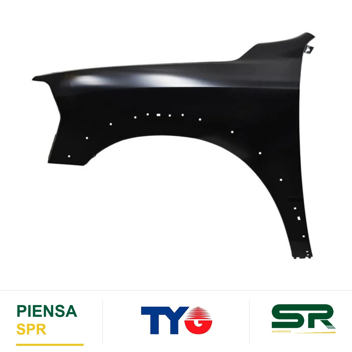 SALPICADERA IZQUIERDA 2500/3500 C/HOYO P/MOLD DODGE / CHRYSLER DODGE PU 2019-2025 TYG