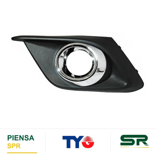 REJILLA IZQUIERDO PARA FARO DE NIEBLA CROMADA MAZDA 3 2014-2016 C / MOLD 352 TYG