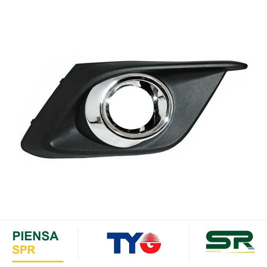 REJILLA DERECHO PARA FARO DE NIEBLA CROMADA MAZDA 3 2014-2016 C / MOLD 352 TYG