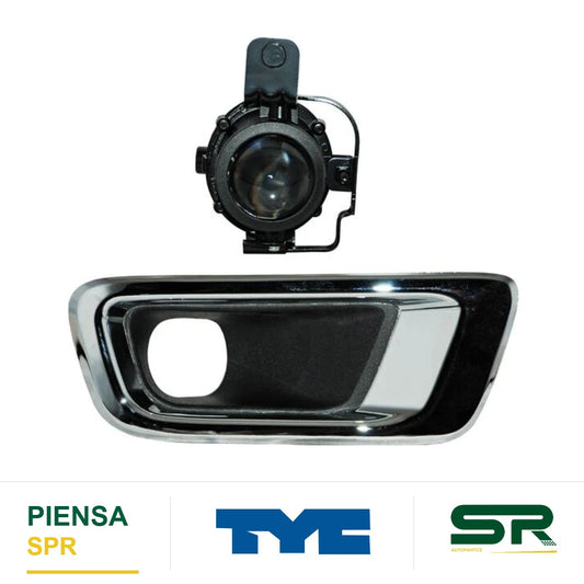 FARO DE NIEBLA DERECHO CON FOCO CHEVROLET COLORADO 2013-2015 / S10 16 C / PARRILLA C / BASE TYC