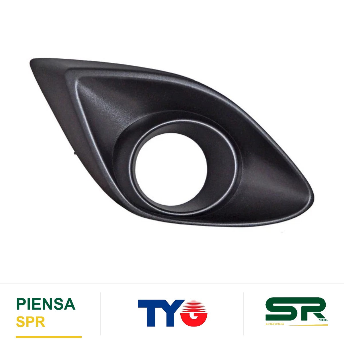 REJILLA DERECHA PARA FARO DE NIEBLA NEGRA MAZDA 2 2012-2015 TYG
