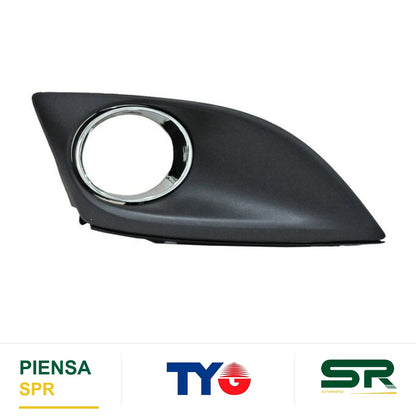 REJILLA DERECHA PARA FARO DE NIEBLA CON MOLDURA CROMADA MAZDA CX7 2010-2012 TYG