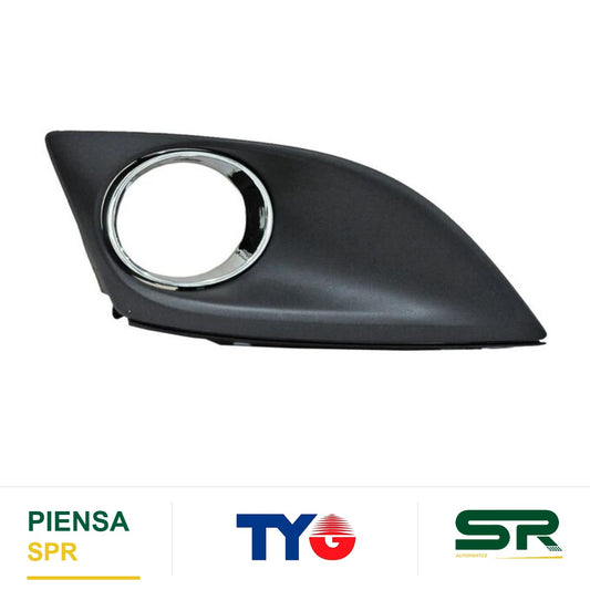 REJILLA DERECHO PARA FARO DE NIEBLA CROMADA MAZDA CX7 2010-2012 C / MOLD 466 TYG
