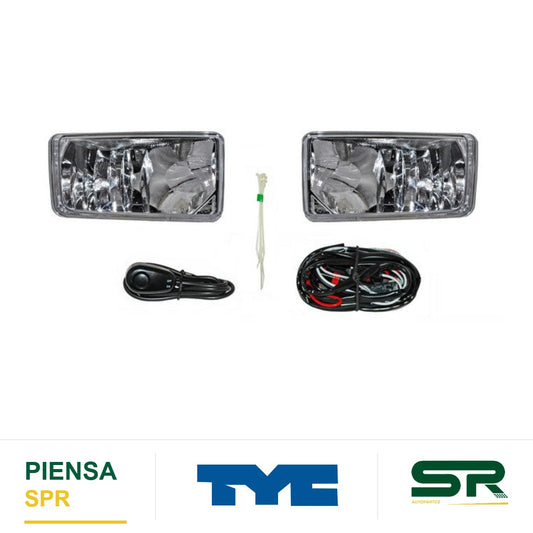 FARO DE NIEBLA JUEGO CHEVROLET PICKUP / SUBURBAN / TAHOE / AVALANCHE 2007-2015 RECTANG TYC