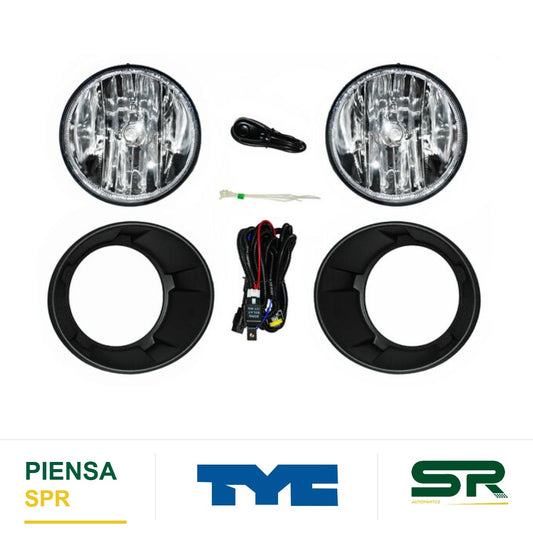 FARO DE NIEBLA JUEGO CHEVROLET CAMARO 2010-2013 C / PARRILLA TYC